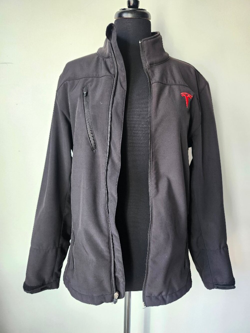 TESLA Jacket #1 Black Tesla Motors Corporate Employee Zip Jacket